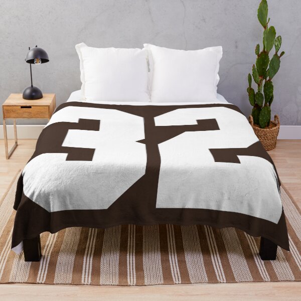 Item preview, 32 Number Cleveland Sports Thirty-Two Brown Jersey designed and sold by HelloFromAja.