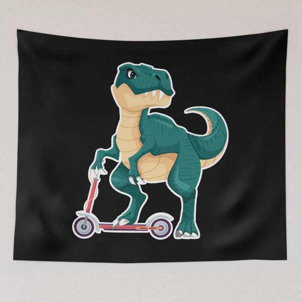 Item preview, DINOSAUR ON A SCOOTER designed and sold by w1ckerman.