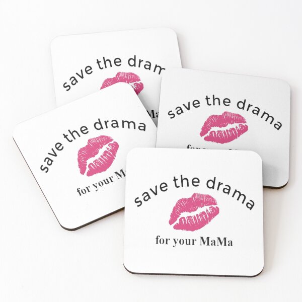 Item preview, save the drama for your mama pink designed and sold by NancyArtDesigns.