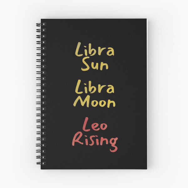 Item preview, Libra Sun Libra Moon Leo Rising Text designed and sold by leomooncreates.
