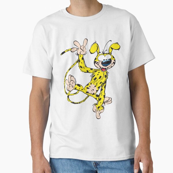 Vista previa del artículo con la obra «Marsupilami saludando», diseñado y vendido por Hubashop.