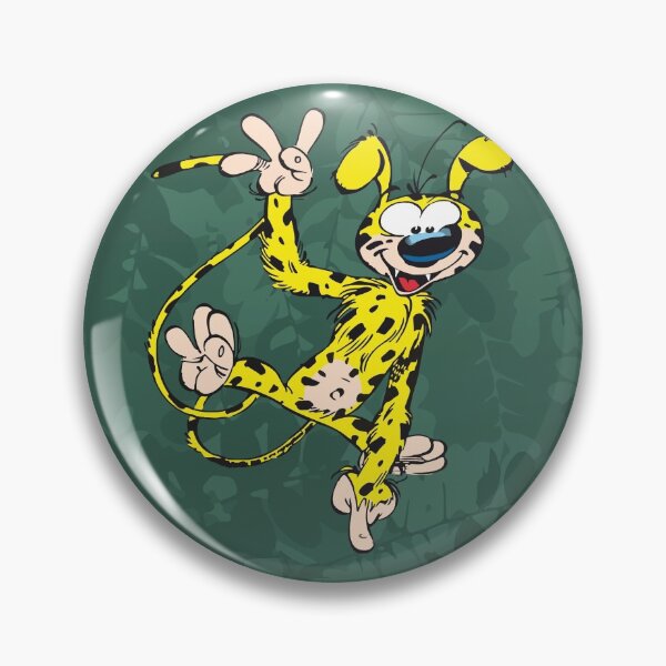 Item preview, Marsupilami waving / Green design designed and sold by Hubashop.