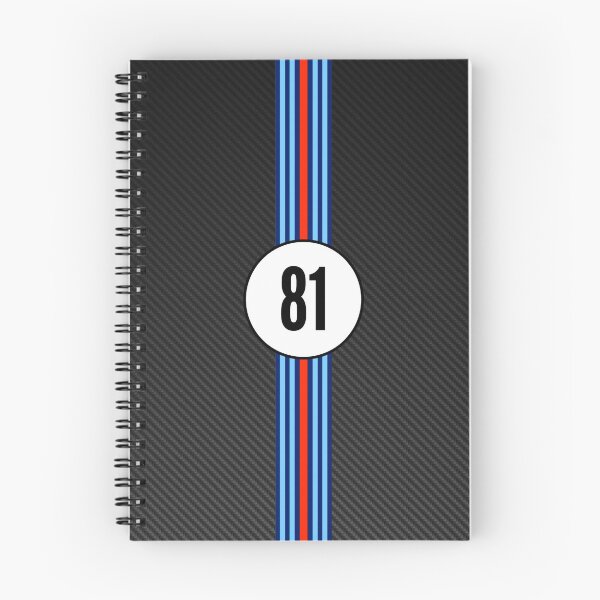Item preview, Martini Racing Style Number 81 Carbon Poster – Classic Stripes Art designed and sold by Road To Track.
