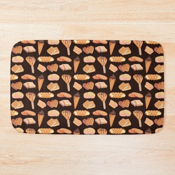 Item preview, Assorted Waffles Pack - Stroopwafel, Egg Waffle, Wafer, Rolled Wafer, Ice Cream Cone, designed and sold by Alicia Chee.
