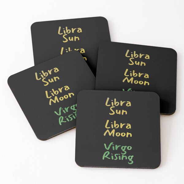 Item preview, Libra Sun Libra Moon Virgo Rising Text designed and sold by leomooncreates.