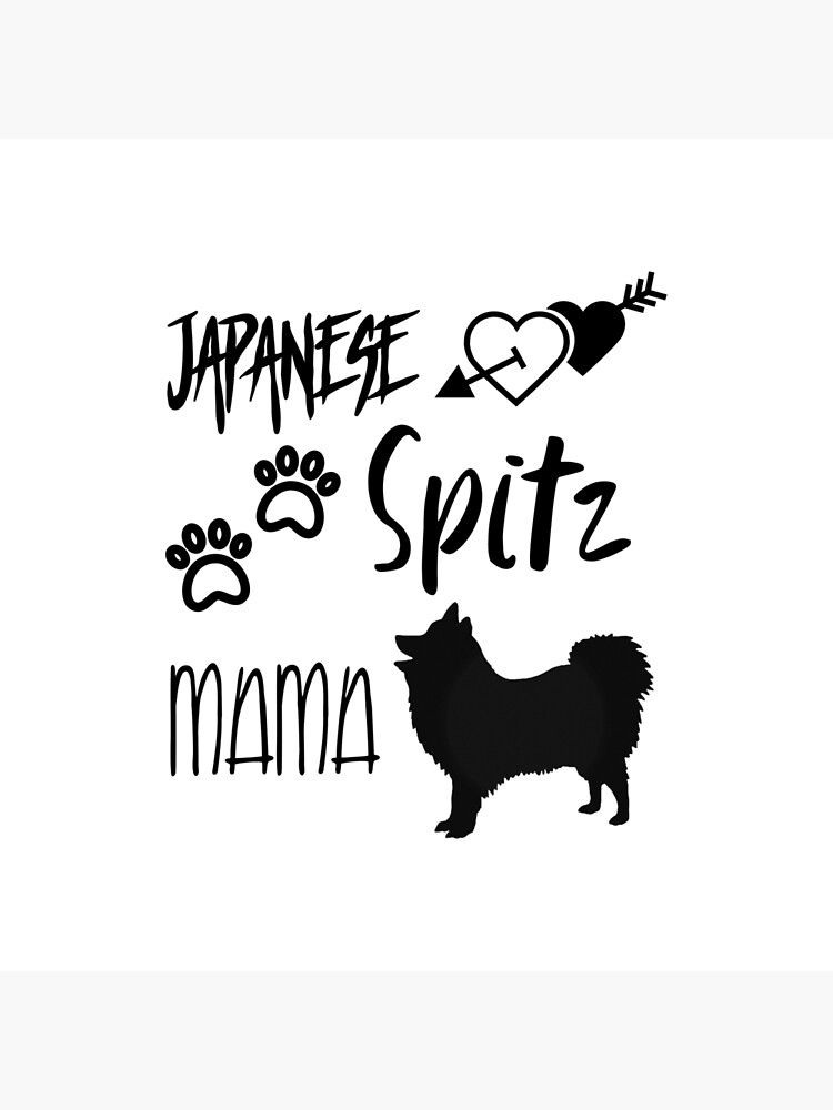 Japanese Spitz Dog Mom by DogLoversStuff