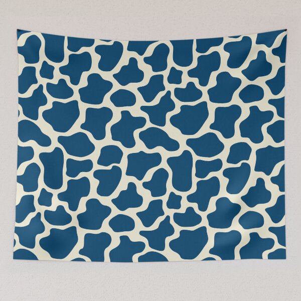 Item preview, Abstract dots, cow spots, dalmatian, spotty pattern, dark blue and natural designed and sold by iclipart.