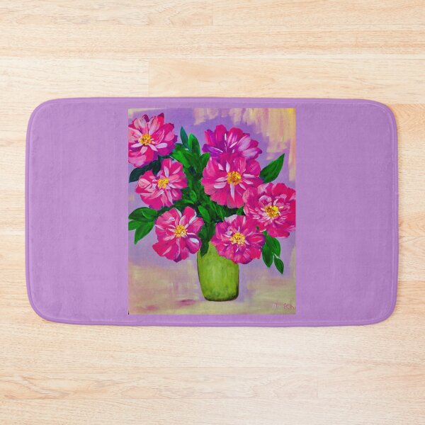 Item preview, peonies painting designed and sold by Fiveladiesart.