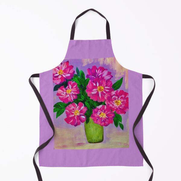 Item preview, peonies painting designed and sold by Fiveladiesart.
