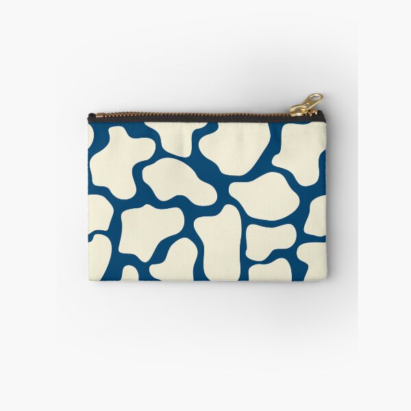 Item preview, Abstract dots, cow spots, dalmatian, spotty pattern, dark blue and natural designed and sold by iclipart.