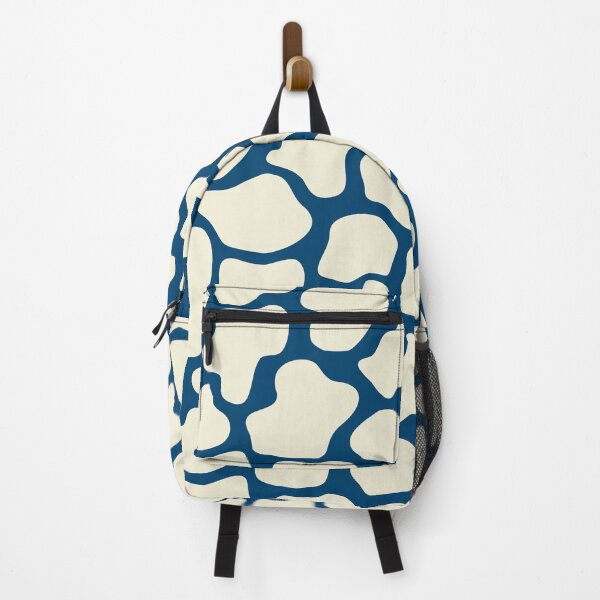 Item preview, Abstract dots, cow spots, dalmatian, spotty pattern, dark blue and natural designed and sold by iclipart.