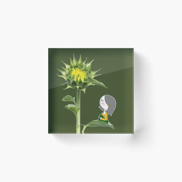 die kleine Miss Zuversicht Acrylblock