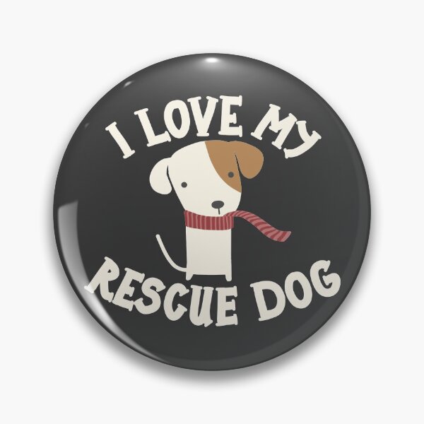 Item preview, I love my Rescue Dog designed and sold by space-kitten.