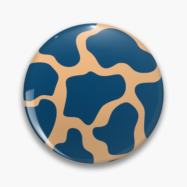 Item preview, Abstract dots, cow spots, dalmatian, spotty pattern, dark blue and orange designed and sold by iclipart.