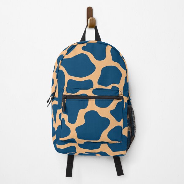 Item preview, Abstract dots, cow spots, dalmatian, spotty pattern, dark blue and orange designed and sold by iclipart.