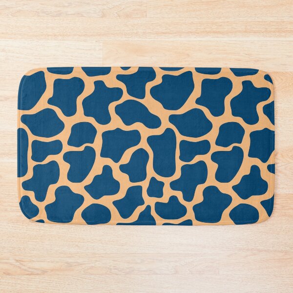 Item preview, Abstract dots, cow spots, dalmatian, spotty pattern, dark blue and orange designed and sold by iclipart.