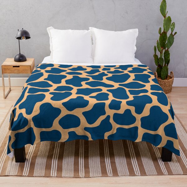 Item preview, Abstract dots, cow spots, dalmatian, spotty pattern, dark blue and orange designed and sold by iclipart.