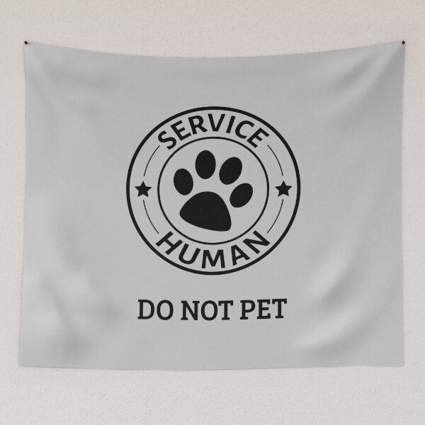 Item preview, Service Human Dog Owner - Do Not Pet IV designed and sold by Lemon Pepper.