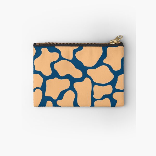 Item preview, Abstract dots, cow spots, dalmatian, spotty pattern, dark blue and orange designed and sold by iclipart.