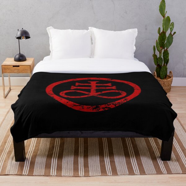 Item preview, Leviathan Cross | Red on Black | Satanic Sigil designed and sold by SatanicClothing.
