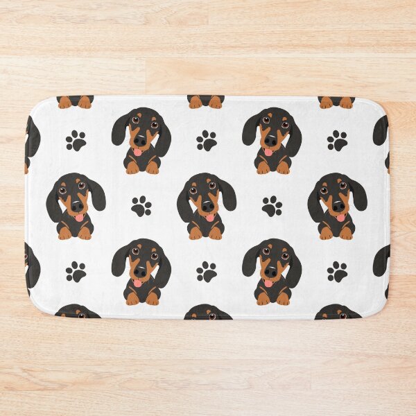Item preview, Dachshund Sausage Dog and Paw Print designed and sold by Lulupainting.