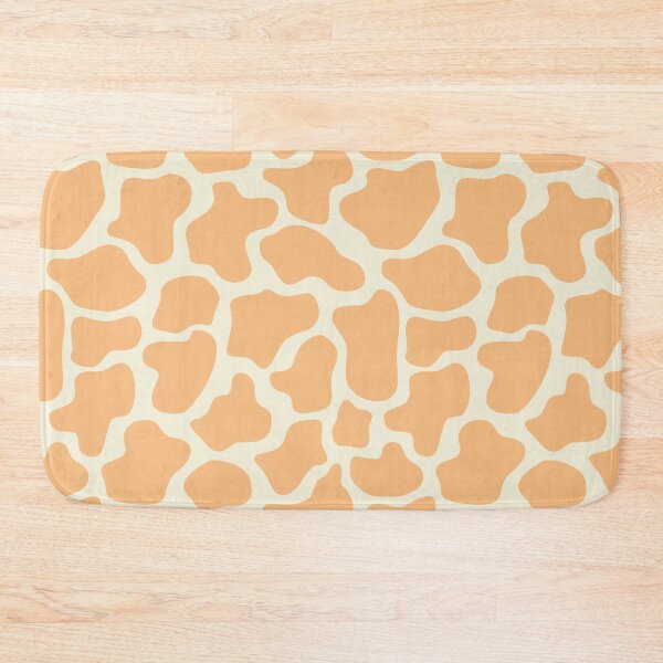 Item preview, Abstract dots, giraffe, cow spots, dalmatian, spotty pattern, cream and orange designed and sold by iclipart.