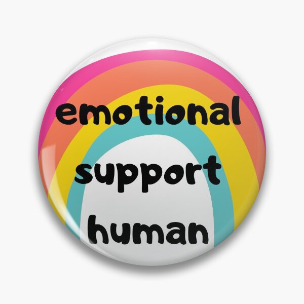 Item preview, emotional support human designed and sold by Bubblegirl17.