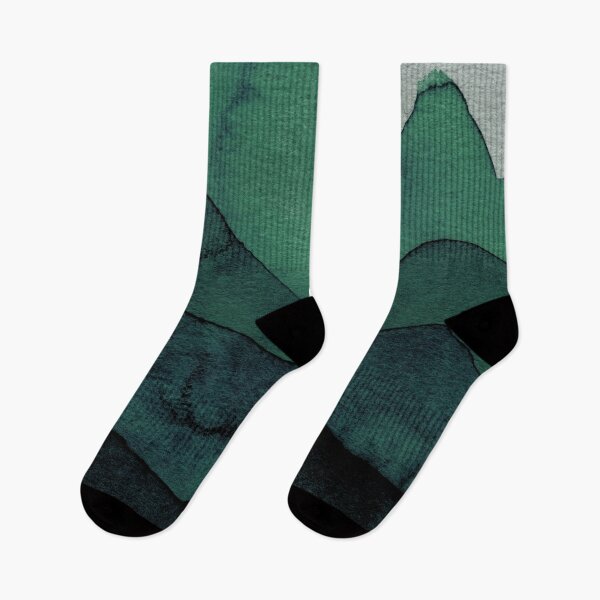 Item preview, Mountains in green, black, gray, turquoise, moss designed and sold by christianmerz.