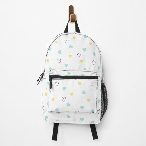 Artikelvorschau, Ditsy Little Yellow & White Herzmuster entworfen und verkauft von CalicoCatCyber.