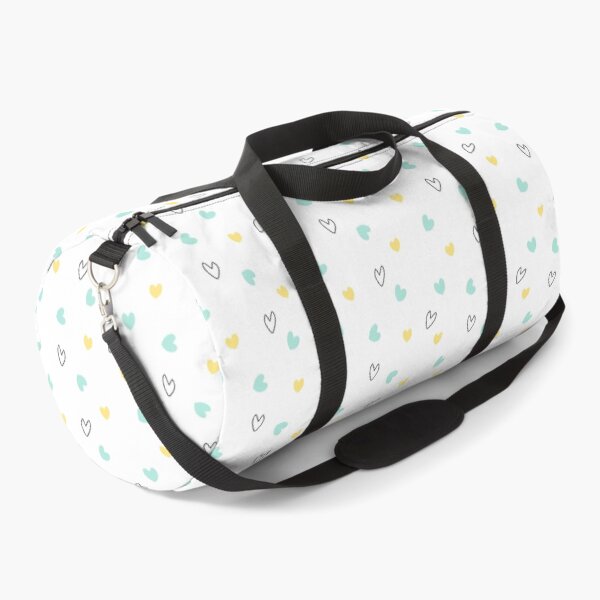 Item preview, Ditsy Little Yellow & White Heart Pattern  designed and sold by CalicoCatCyber.