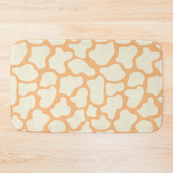 Item preview, Abstract dots, giraffe, cow spots, dalmatian, spotty pattern, cream and orange designed and sold by iclipart.
