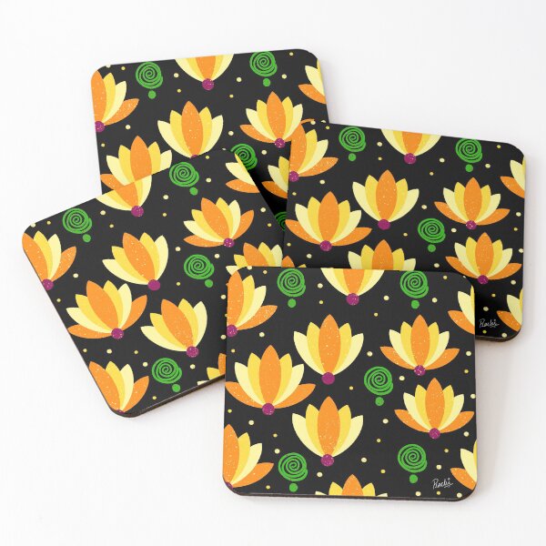 Item preview, FESTIVE LOTUS - YELLOW designed and sold by PrachiManerikar.