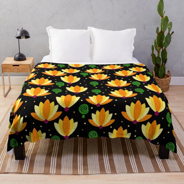 Item preview, FESTIVE LOTUS - YELLOW designed and sold by PrachiManerikar.