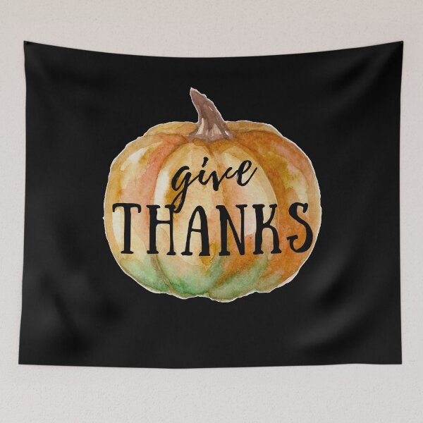 Item preview, Give Thanks Fall Autumn Pumpkin Design designed and sold by up4tee.
