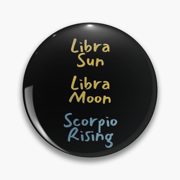Item preview, Libra Sun Libra Moon Scorpio Rising Text designed and sold by leomooncreates.