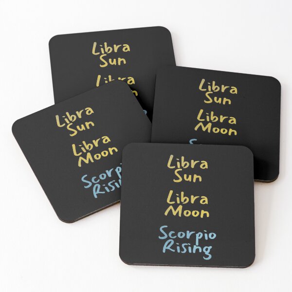 Item preview, Libra Sun Libra Moon Scorpio Rising Text designed and sold by leomooncreates.