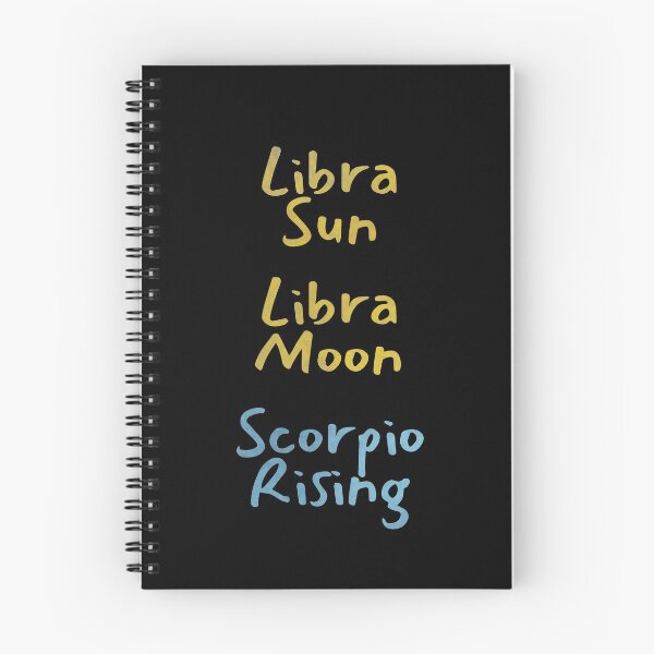 Item preview, Libra Sun Libra Moon Scorpio Rising Text designed and sold by leomooncreates.