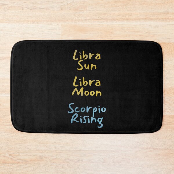Item preview, Libra Sun Libra Moon Scorpio Rising Text designed and sold by leomooncreates.