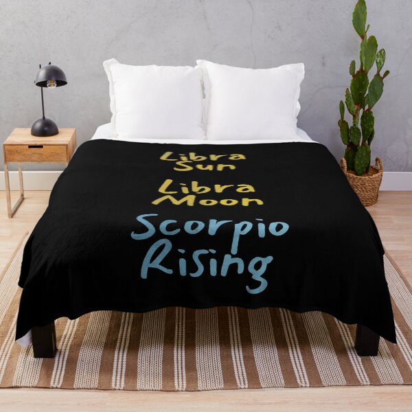 Item preview, Libra Sun Libra Moon Scorpio Rising Text designed and sold by leomooncreates.