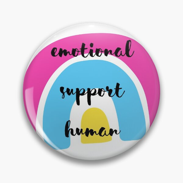 Item preview, emotional support human designed and sold by Bubblegirl17.