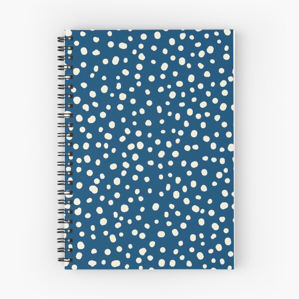 Item preview, Abstract dots, dalmatian, spotty pattern, dark blue and natural designed and sold by iclipart.