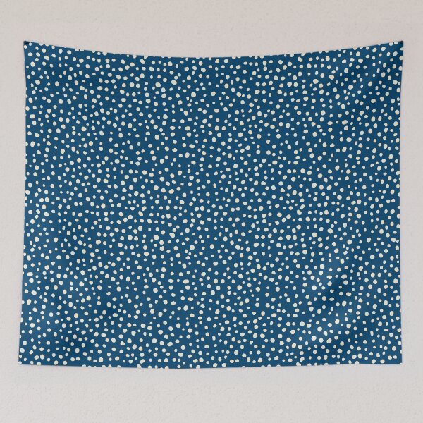 Item preview, Abstract dots, dalmatian, spotty pattern, dark blue and natural designed and sold by iclipart.