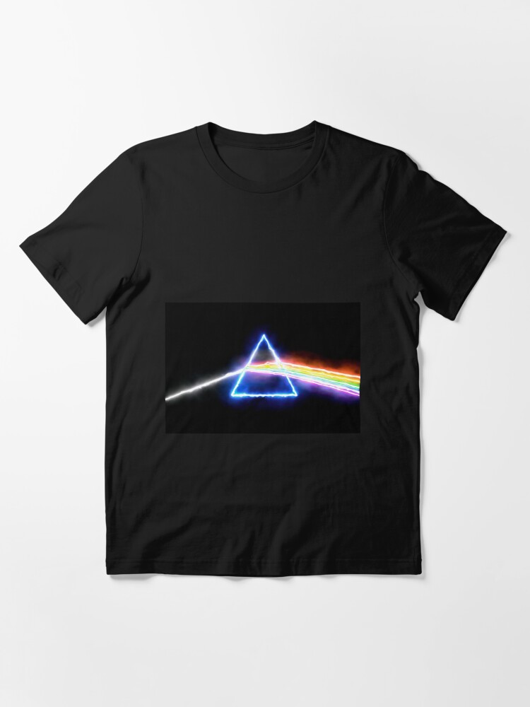 Pink Floyd Dark Side of The Moon Style Prism Rainbow Colors