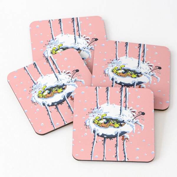 Item preview, Marsupilami nest in the winter / Pink designed and sold by Hubashop.