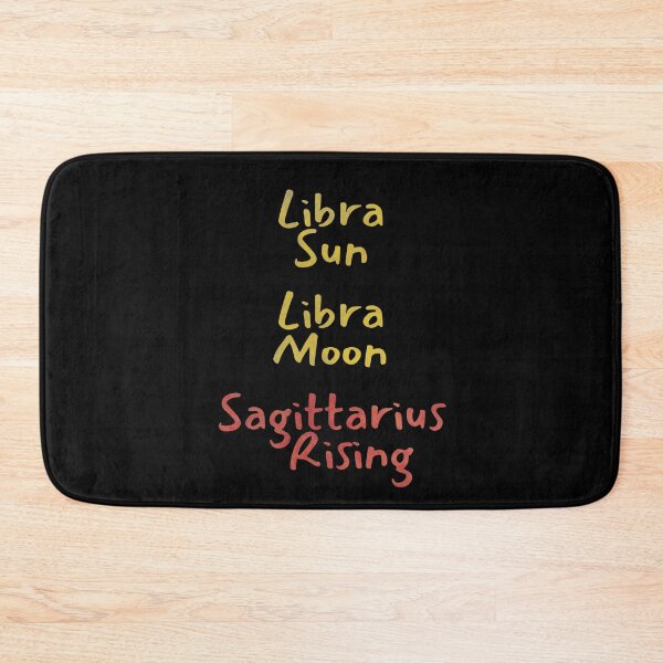 Item preview, Libra Sun Libra Moon Sagittarius Rising Text designed and sold by leomooncreates.