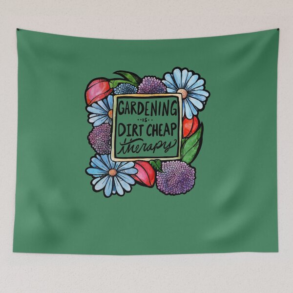 Item preview, Gardening is dirt cheap therapy  designed and sold by FrictionMaxxing.