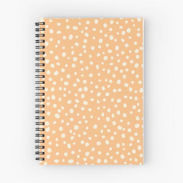 Item preview, Abstract dots, dalmatian, spotty pattern, cream and orange designed and sold by iclipart.