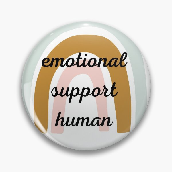 Item preview,  emotional support human designed and sold by Bubblegirl17.