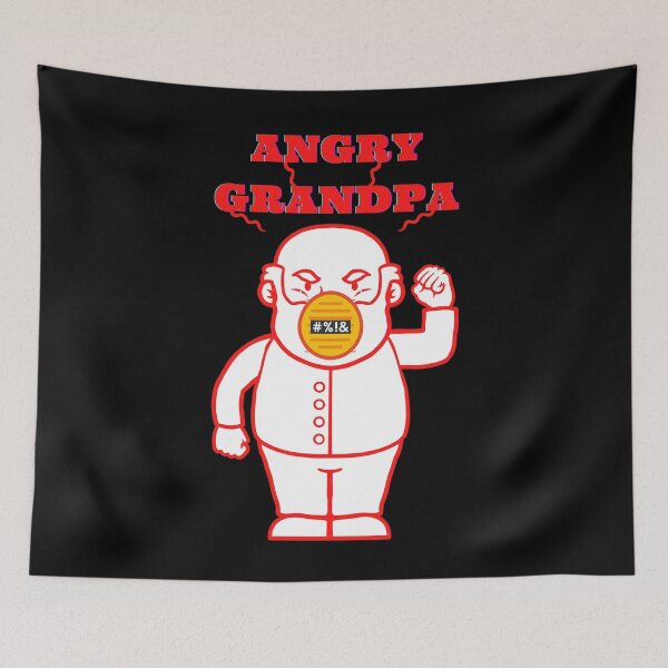 Item preview, ANGRY GRANDPA Funny Parody Design designed and sold by LevelUpMerch.
