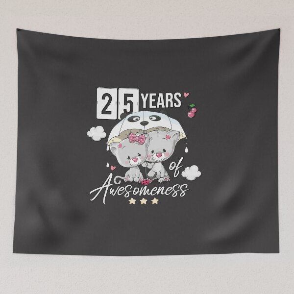 Item preview, Silver wedding anniversary, 25th wedding anniversary designed and sold by Cutebutfunny.
